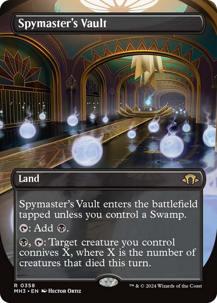 Spymaster's Vault (Borderless) [Modern Horizons 3] | Event Horizon Hobbies CA