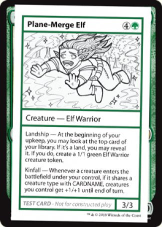 Plane-Merge Elf (2021 Edition) [Mystery Booster Playtest Cards] | Event Horizon Hobbies CA