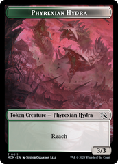 Monk // Phyrexian Hydra (11) Double-Sided Token [March of the Machine Tokens] | Event Horizon Hobbies CA