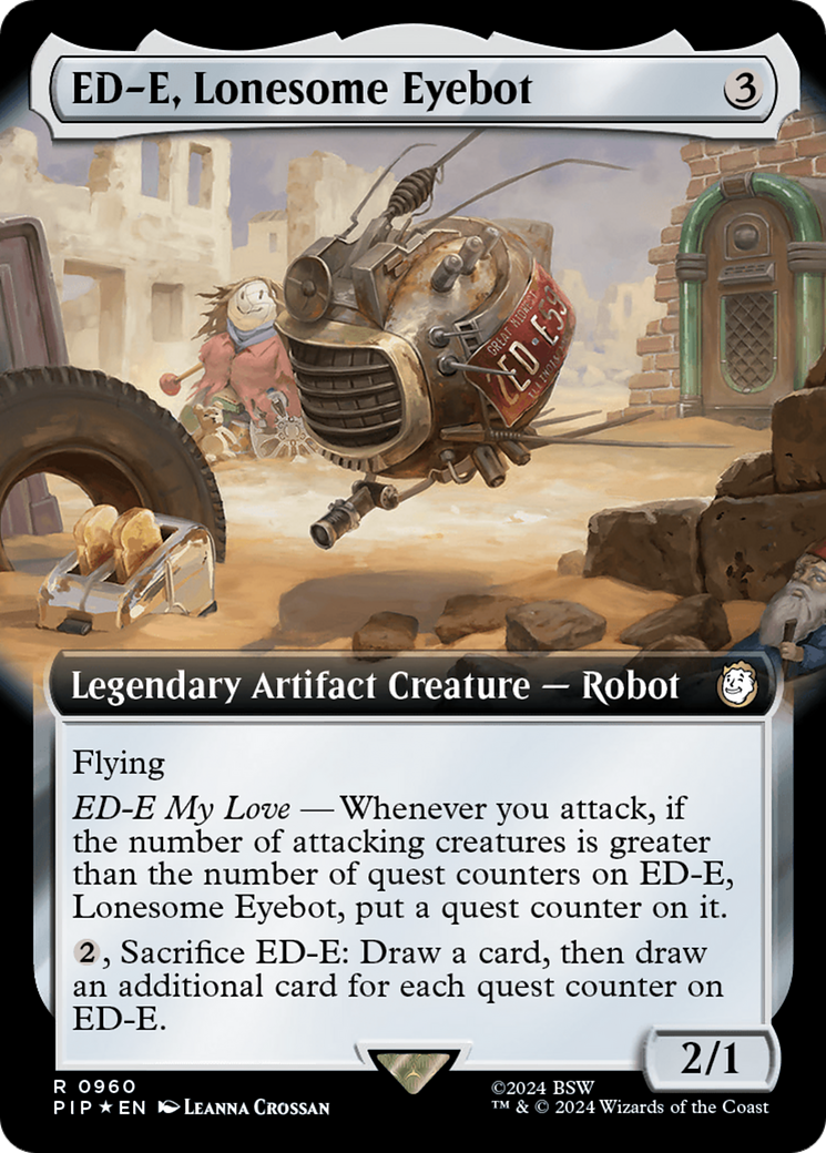 ED-E, Lonesome Eyebot (Extended Art) (Surge Foil) [Fallout] | Event Horizon Hobbies CA