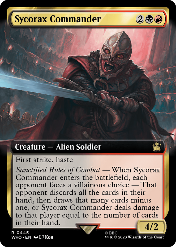 Sycorax Commander (Extended Art) [Doctor Who] | Event Horizon Hobbies CA