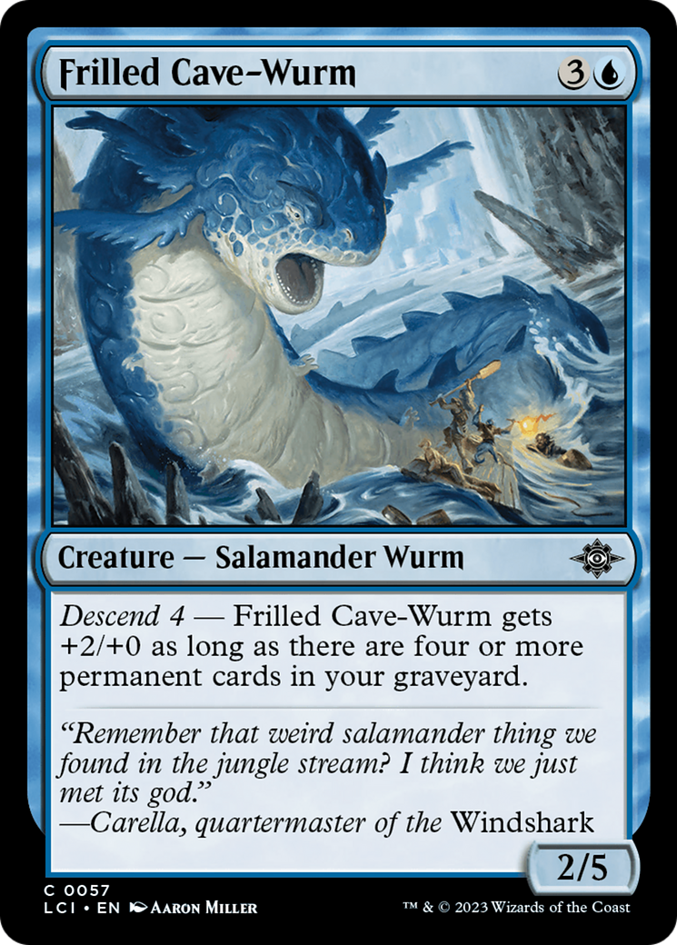 Frilled Cave-Wurm [The Lost Caverns of Ixalan] | Event Horizon Hobbies CA