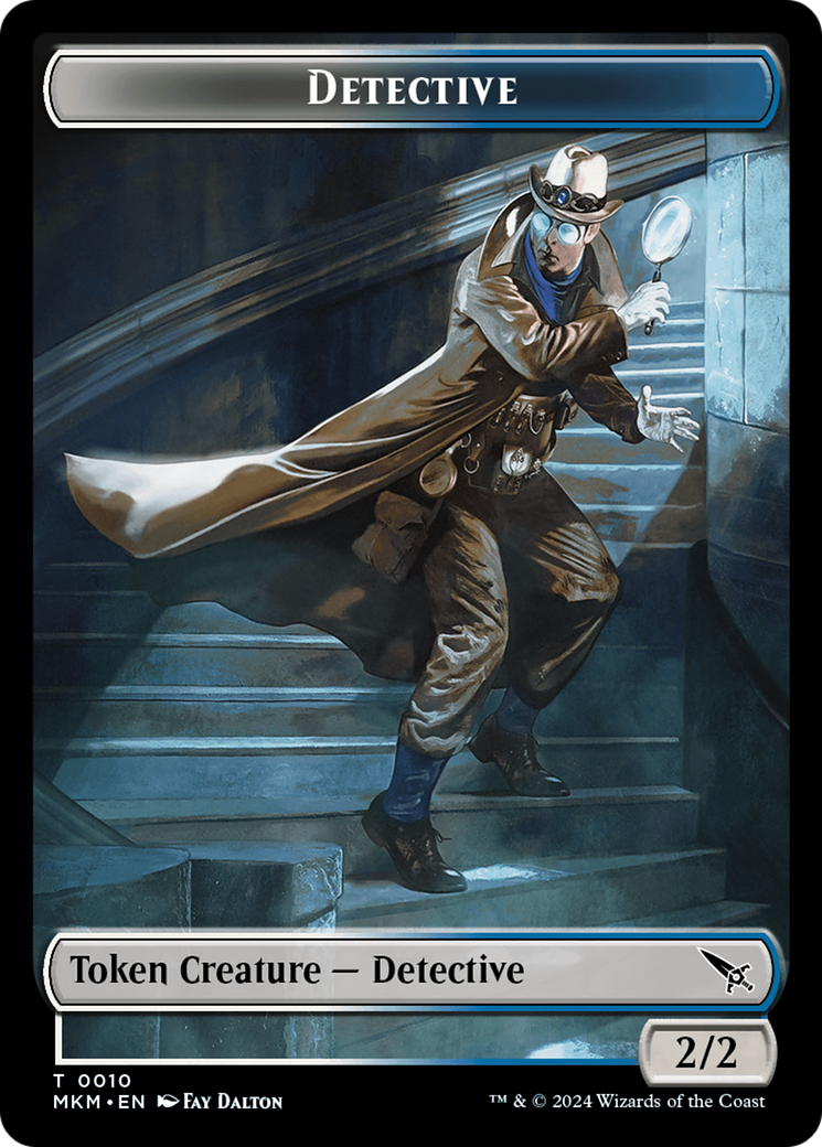 Detective // Ooze Double-Sided Token [Murders at Karlov Manor Tokens] | Event Horizon Hobbies CA