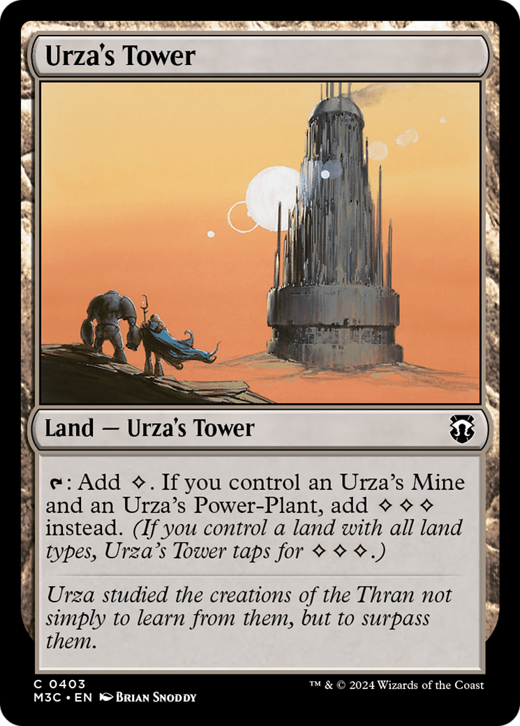 Urza's Tower (Ripple Foil) [Modern Horizons 3 Commander] | Event Horizon Hobbies CA