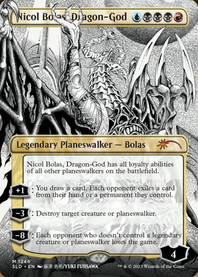 Nicol Bolas, Dragon-God (Borderless) [Secret Lair Drop Series] | Event Horizon Hobbies CA