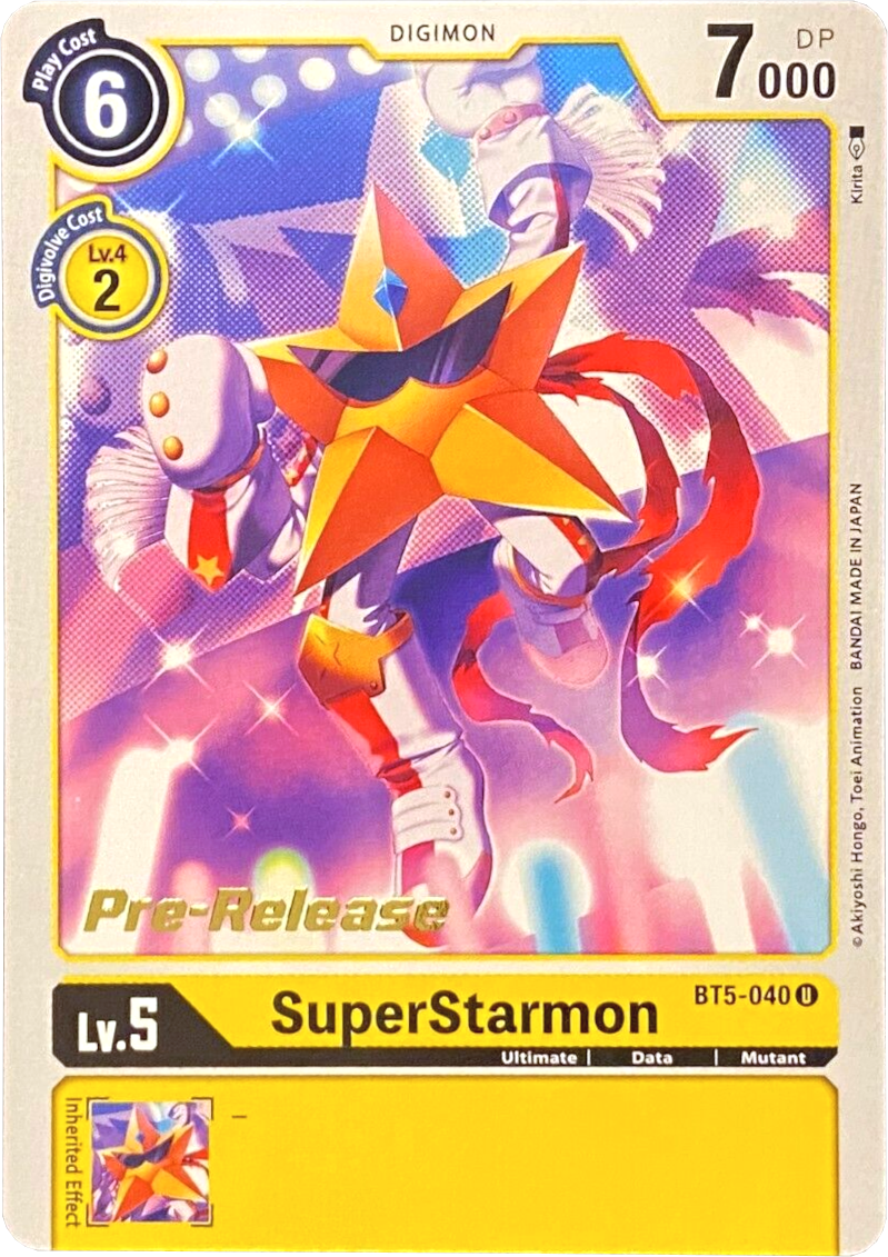 SuperStarmon [BT5-040] [Battle of Omni Pre-Release Promos] | Event Horizon Hobbies CA