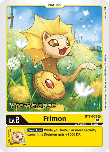 Frimon [BT8-003] [New Awakening Pre-Release Cards] | Event Horizon Hobbies CA