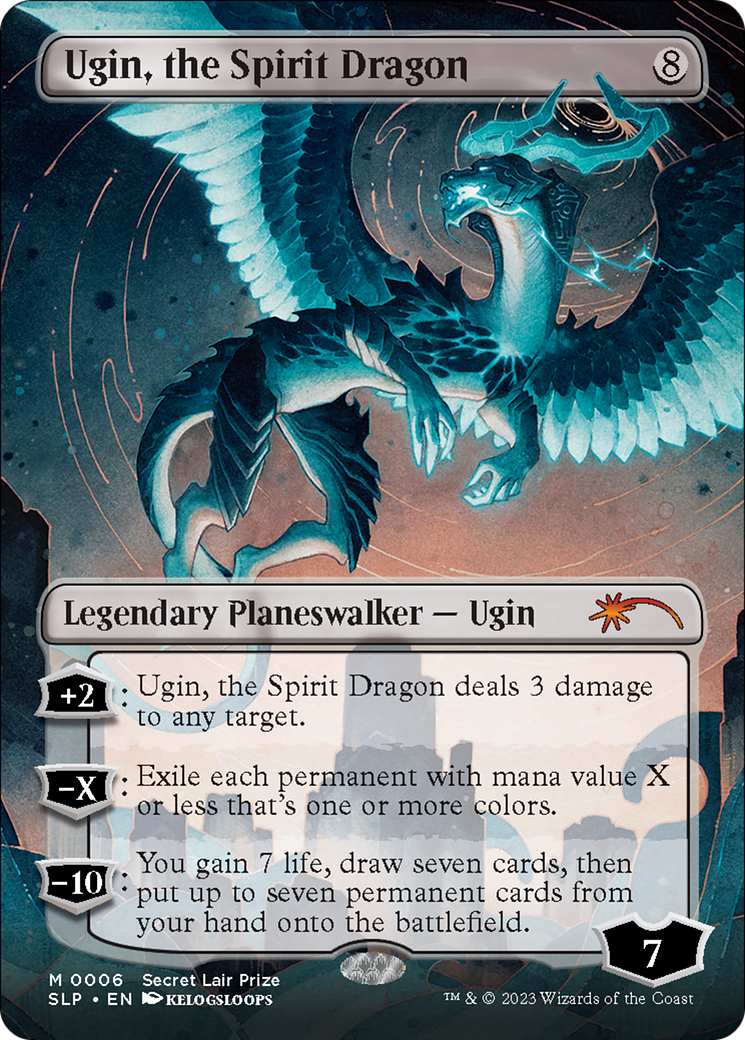 Ugin, the Spirit Dragon (Borderless) [Secret Lair Showdown] | Event Horizon Hobbies CA