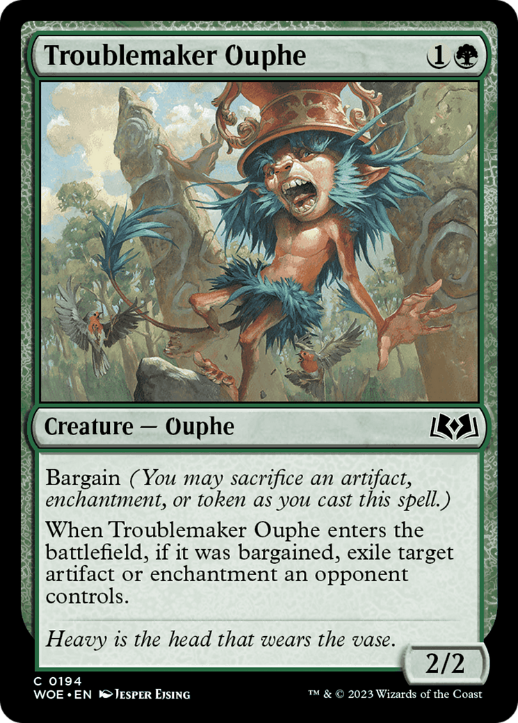 Troublemaker Ouphe [Wilds of Eldraine] | Event Horizon Hobbies CA