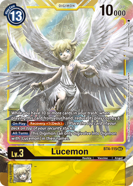 Lucemon [BT4-115] (Alternate Art) [Great Legend] | Event Horizon Hobbies CA