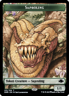 Zombie // Saproling Double-Sided Token [Dominaria Remastered Tokens] | Event Horizon Hobbies CA