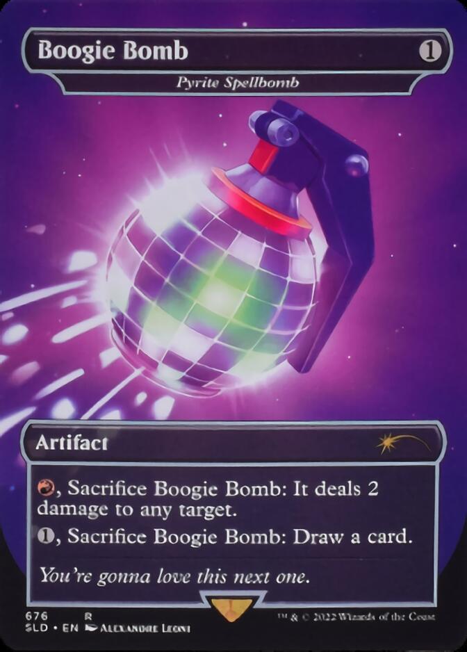 Pyrite Spellbomb - Boogie Bomb (Borderless) [Secret Lair Drop Promos] | Event Horizon Hobbies CA