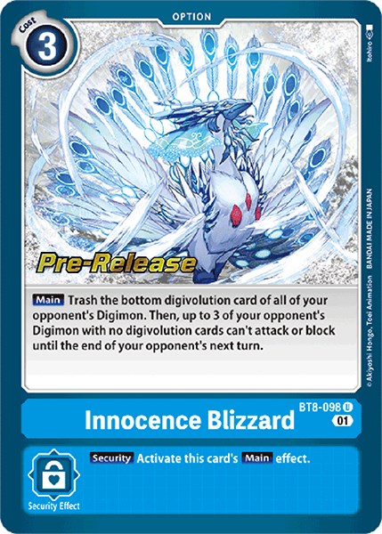 Innocence Blizzard [BT8-098] [New Awakening Pre-Release Cards] | Event Horizon Hobbies CA