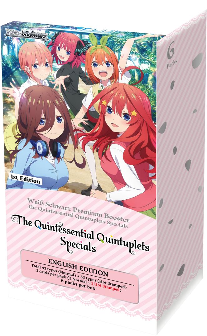 Weiß Schwarz - THE QUINTESSENTIAL QUINTUPLETS - SPECIALS PREMIUM BOOSTER | Event Horizon Hobbies CA