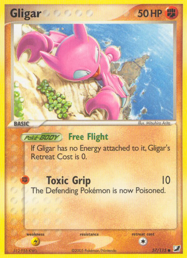 Gligar (57/115) [EX: Unseen Forces] | Event Horizon Hobbies CA