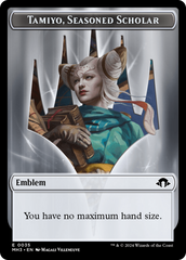 Phyrexian Germ // Emblem - Tamiyo, Seasoned Scholar Double-Sided Token [Modern Horizons 3 Tokens] | Event Horizon Hobbies CA