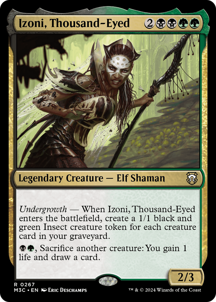 Izoni, Thousand-Eyed (Ripple Foil) [Modern Horizons 3 Commander] | Event Horizon Hobbies CA