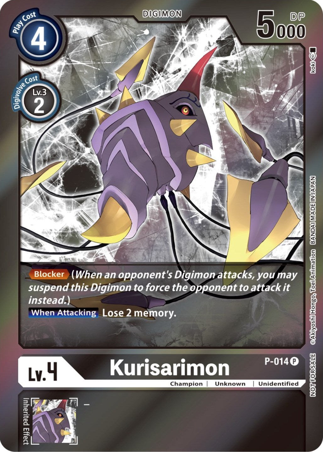 Kurisarimon [P-014] (Event Pack 3) [Promotional Cards] | Event Horizon Hobbies CA