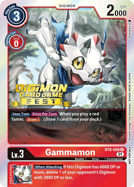 Gammamon [BT8-008] (Digimon Card Game Fest 2022) [New Awakening Promos] | Event Horizon Hobbies CA