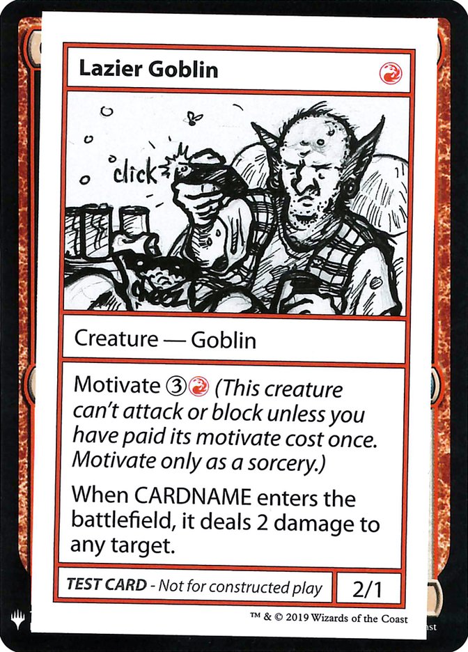 Lazier Goblin [Mystery Booster Playtest Cards] | Event Horizon Hobbies CA