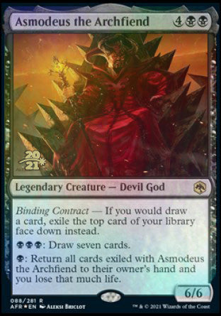 Asmodeus the Archfiend [Dungeons & Dragons: Adventures in the Forgotten Realms Prerelease Promos] | Event Horizon Hobbies CA