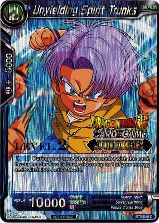 Unyielding Spirit Trunks (Level 2) (BT2-044) [Judge Promotion Cards] | Event Horizon Hobbies CA