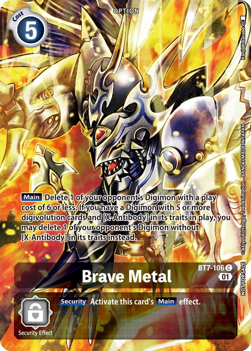 Brave Metal [BT7-106] (Premium Deck Set) [Next Adventure Promos] | Event Horizon Hobbies CA