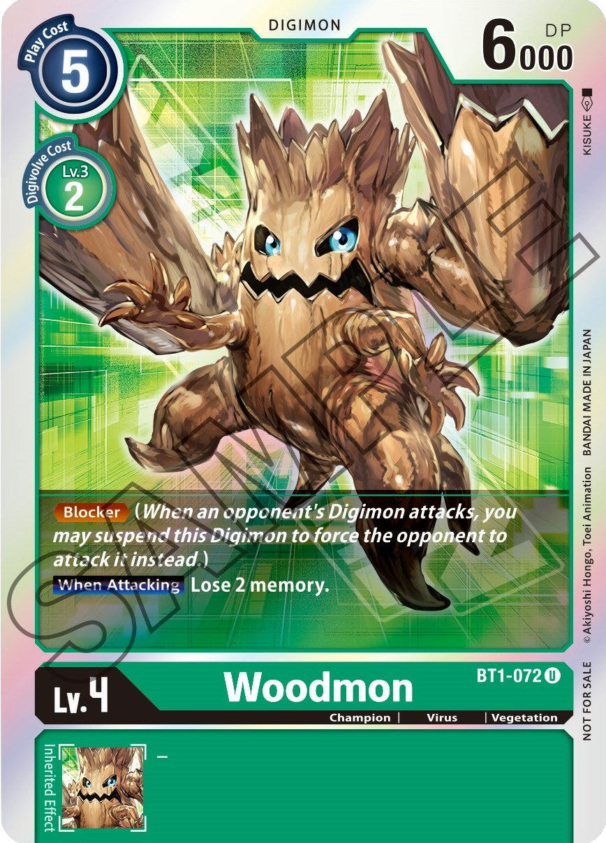 Woodmon [BT1-072] (Event Pack 1) [Release Special Booster Promos] | Event Horizon Hobbies CA