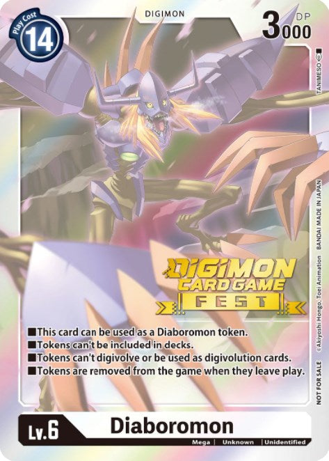 Diaboromon Token (Digimon Card Game Fest 2022) [Release Special Booster Promos] | Event Horizon Hobbies CA