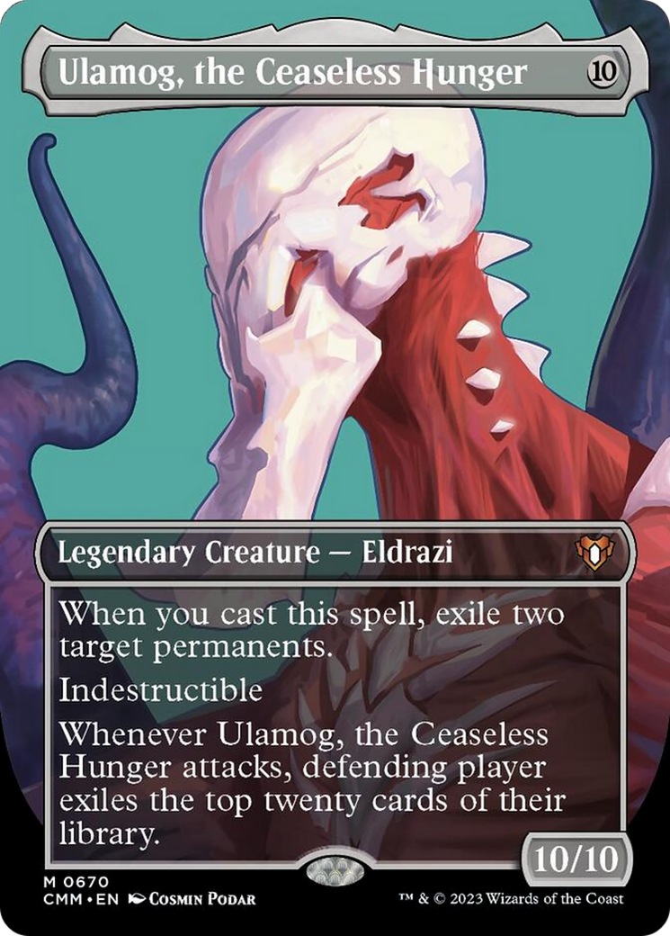 Ulamog, the Ceaseless Hunger (Borderless Profile) [Commander Masters] | Event Horizon Hobbies CA