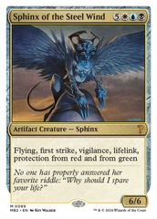 Sphinx of the Steel Wind (White Border) [Mystery Booster 2] | Event Horizon Hobbies CA