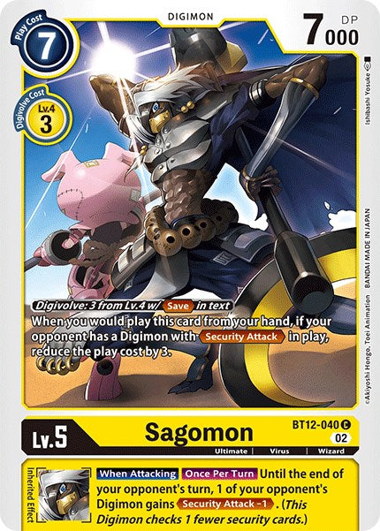 Sagomon [BT12-040] [Across Time] | Event Horizon Hobbies CA