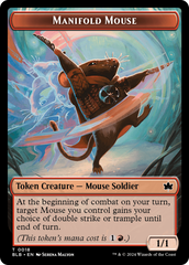 Sword // Manifold Mouse Double-Sided Token [Bloomburrow Tokens] | Event Horizon Hobbies CA