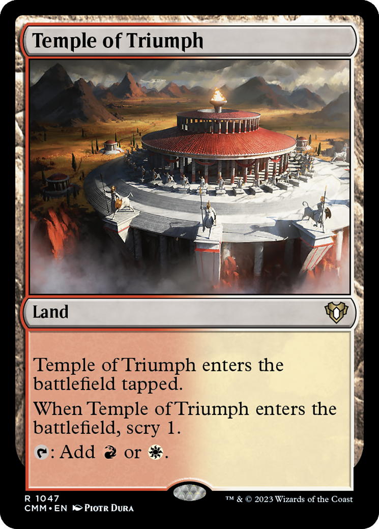 Temple of Triumph [Commander Masters] | Event Horizon Hobbies CA