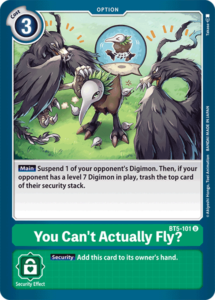 You Can't Actually Fly? [BT5-101] [Battle of Omni] | Event Horizon Hobbies CA