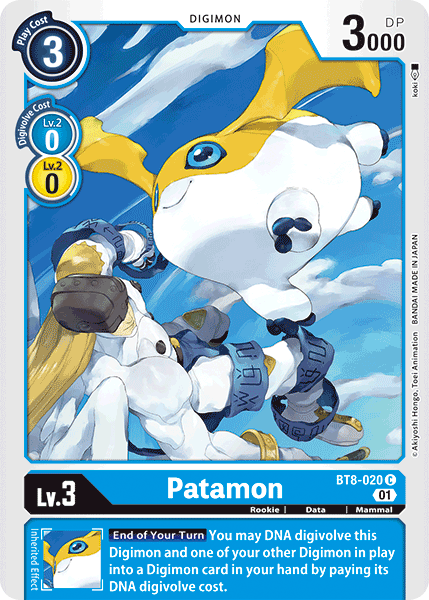 Patamon [BT8-020] [New Awakening] | Event Horizon Hobbies CA