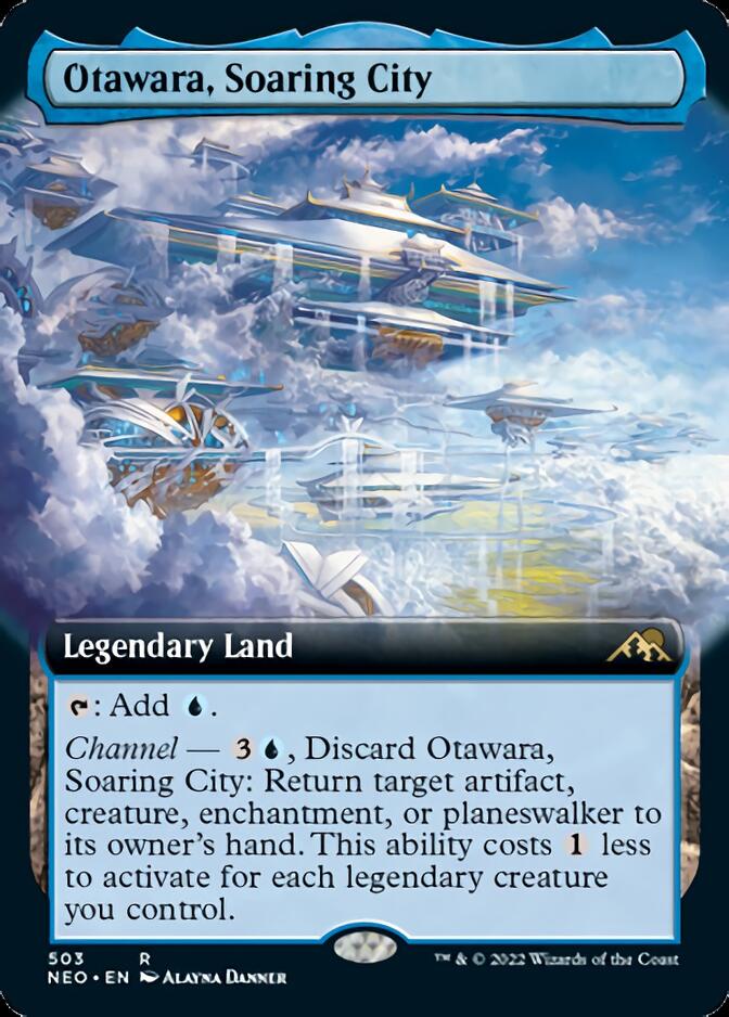 Otawara, Soaring City (Extended Art) [Kamigawa: Neon Dynasty] | Event Horizon Hobbies CA