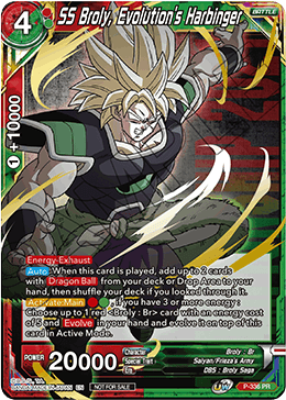 SS Broly, Evolution's Harbinger (P-336) [Tournament Promotion Cards] | Event Horizon Hobbies CA