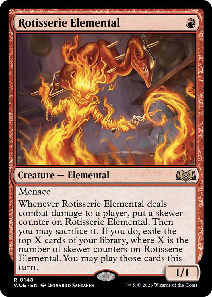 Rotisserie Elemental [Wilds of Eldraine] | Event Horizon Hobbies CA