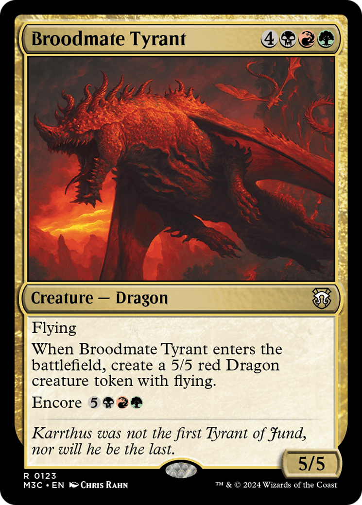 Broodmate Tyrant [Modern Horizons 3 Commander] | Event Horizon Hobbies CA