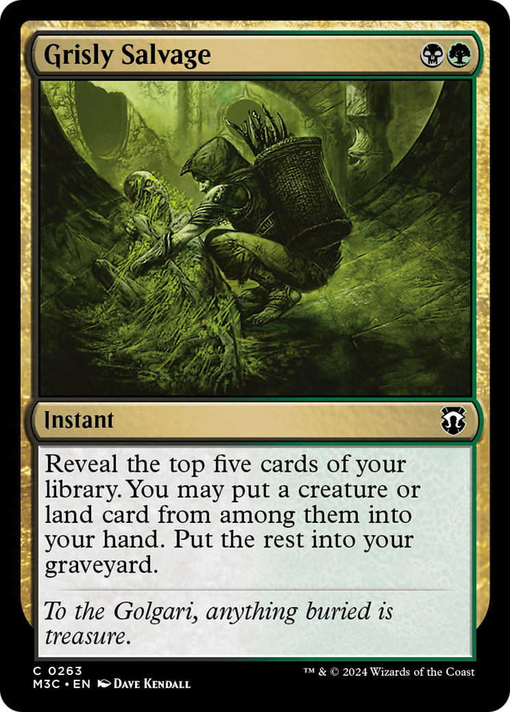 Grisly Salvage (Ripple Foil) [Modern Horizons 3 Commander] | Event Horizon Hobbies CA