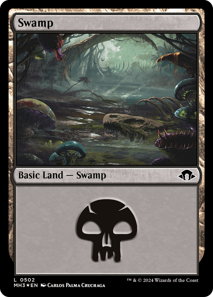 Swamp (0502) (Ripple Foil) [Modern Horizons 3] | Event Horizon Hobbies CA