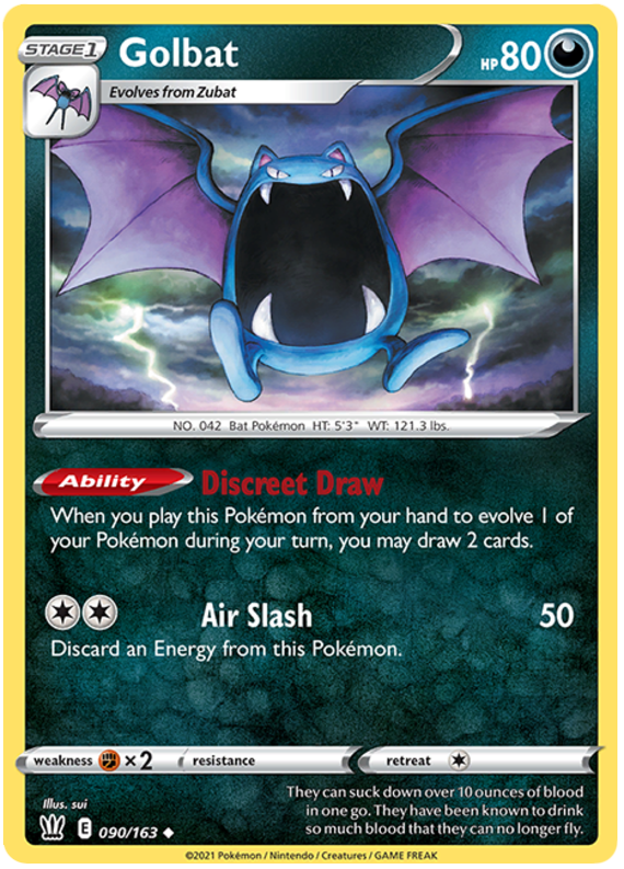 Golbat (090/163) [Sword & Shield: Battle Styles] | Event Horizon Hobbies CA