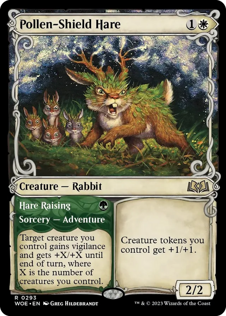 Pollen-Shield Hare // Hare Raising (Showcase) [Wilds of Eldraine] | Event Horizon Hobbies CA