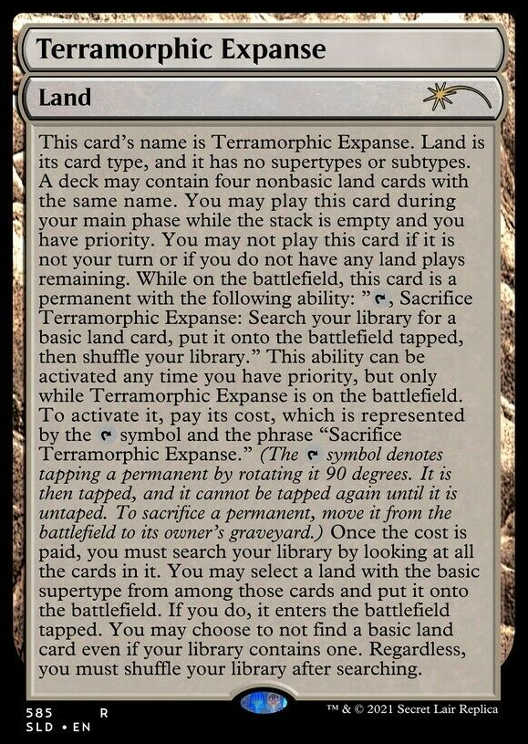 Terramorphic Expanse (Full Text) [Secret Lair Drop Promos] | Event Horizon Hobbies CA