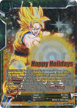 Son Goku, the Path to Godhood (Gift Box 2019) (BT8-068) [Promotion Cards] | Event Horizon Hobbies CA