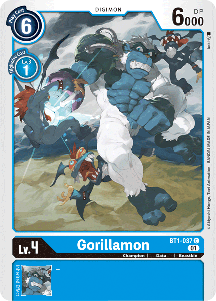 Gorillamon [BT1-037] (Alternative Art) [Starter Deck: Ulforce Veedramon] | Event Horizon Hobbies CA