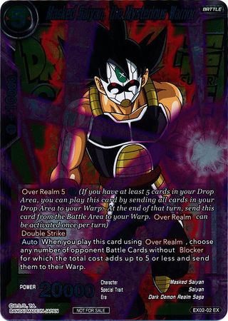 Masked Saiyan, the Mysterious Warrior (Metallic Foil) (Event Pack 2018) (EX02-02) [Promotion Cards] | Event Horizon Hobbies CA