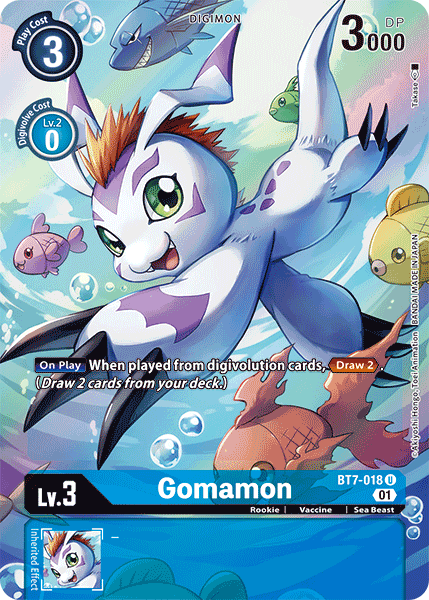 Gomamon [BT7-018] (Alternate Art) [Next Adventure] | Event Horizon Hobbies CA