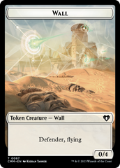 Wall // Kor Ally Double-Sided Token [Commander Masters Tokens] | Event Horizon Hobbies CA